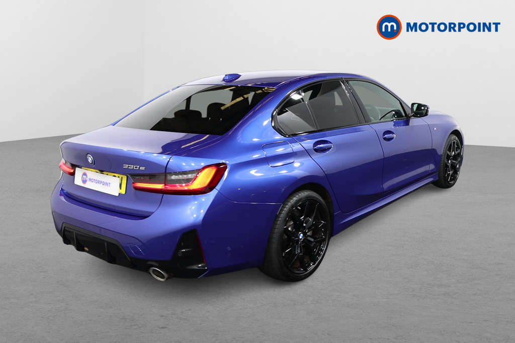 BMW 3 Series M Sport Automatic Petrol Plug-In Hybrid Saloon - Stock Number (1676607) - Drivers side rear corner