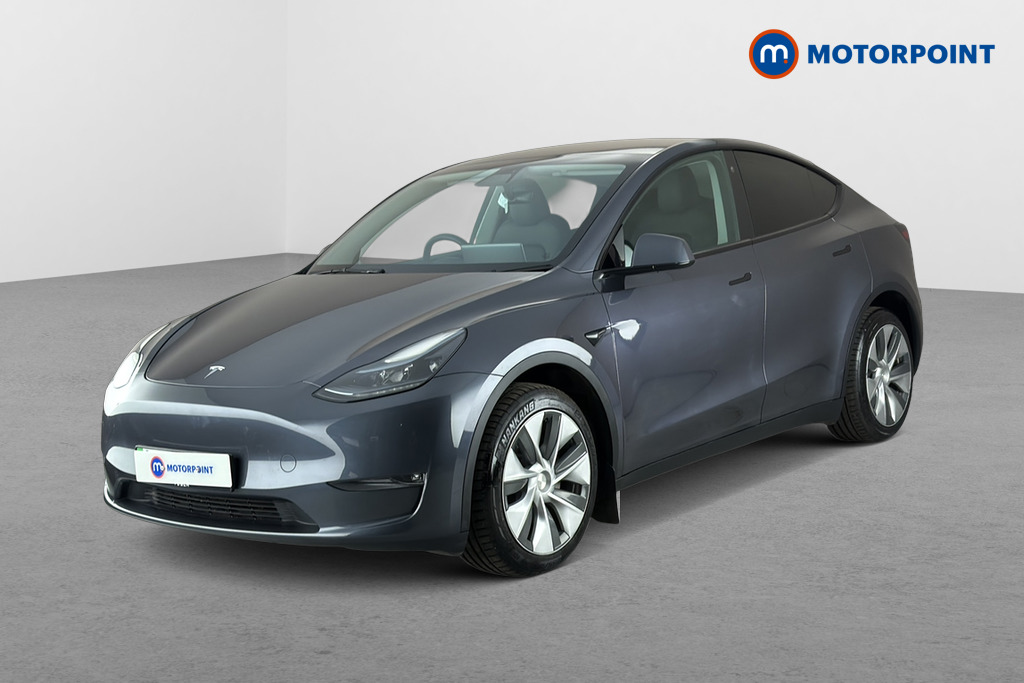 Tesla Model Y Long Range Automatic Electric SUV - Stock Number (1677252) - Passenger side front corner