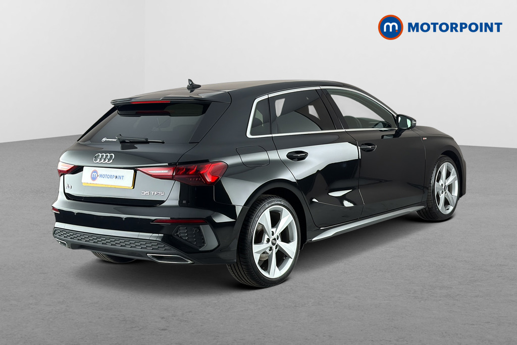 Audi A3 S Line Automatic Petrol Hatchback - Stock Number (1677256) - Passenger side rear corner