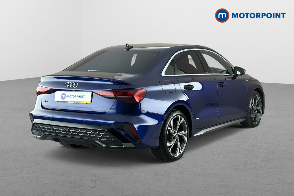 Audi A3 S Line Automatic Petrol Saloon - Stock Number (1678220) - Passenger side rear corner