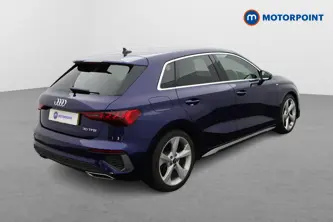 Audi A3 S Line Automatic Petrol Hatchback - Stock Number (1675783) - Drivers side rear corner