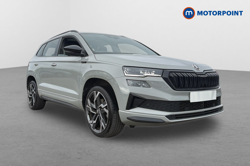 Skoda Karoq Sportline Edition Manual Petrol SUV - Stock Number (1676841) - Drivers side front corner