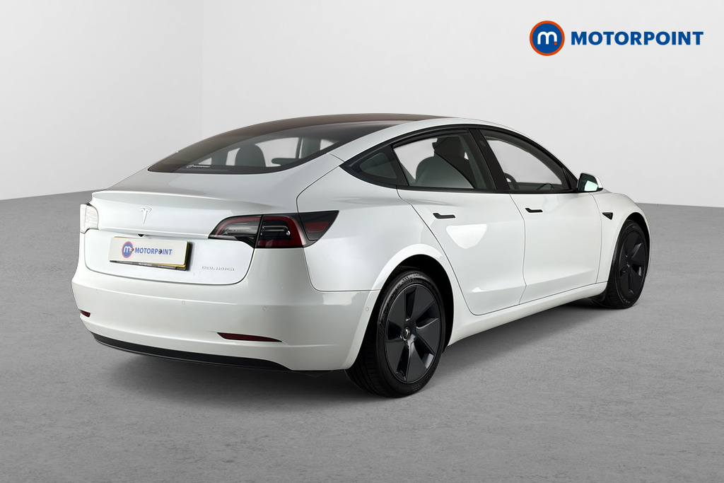 Tesla Model 3 Long Range Automatic Electric Saloon - Stock Number (1677724) - Passenger side rear corner