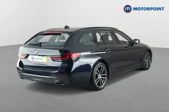 BMW 5 Series M Sport Automatic Petrol Plug-In Hybrid Estate - Stock Number (1677250) - Passenger side rear corner