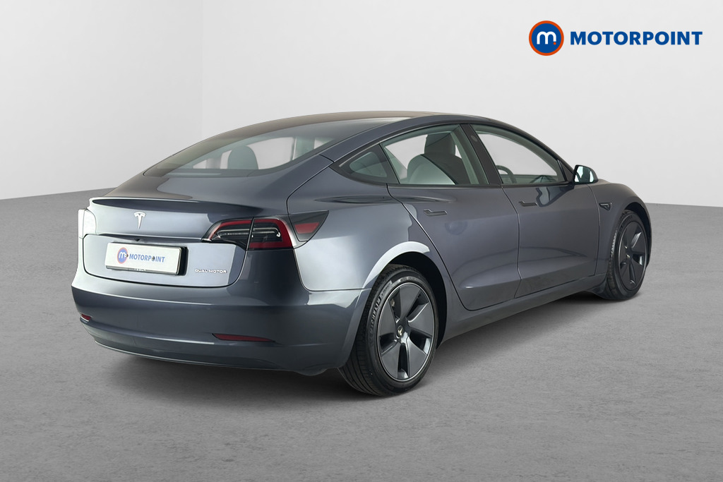Tesla Model 3 Long Range Automatic Electric Saloon - Stock Number (1678516) - Passenger side rear corner