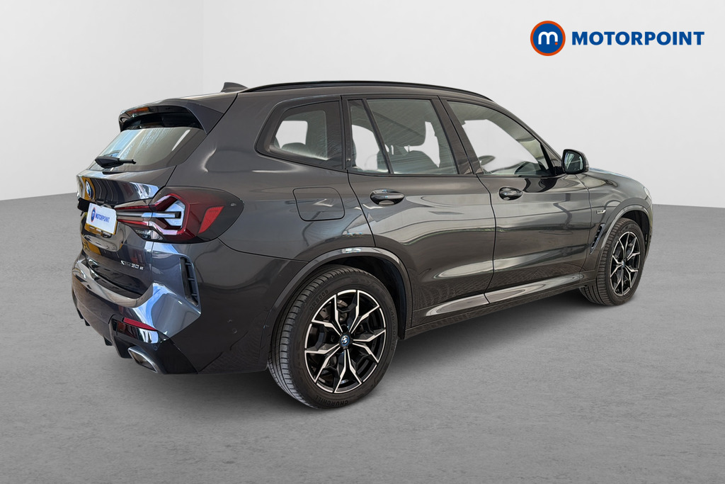 BMW X3 M Sport Automatic Petrol Plug-In Hybrid SUV - Stock Number (1669864) - Passenger side rear corner