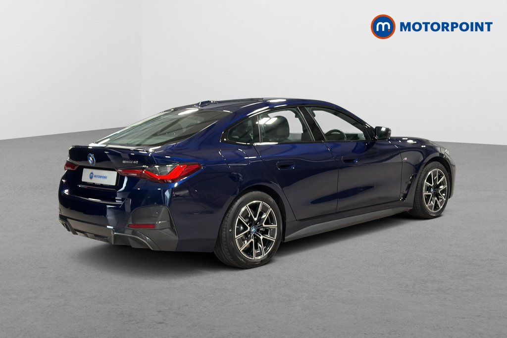 BMW I4 M Sport Automatic Electric Hatchback - Stock Number (1675019) - Passenger side rear corner