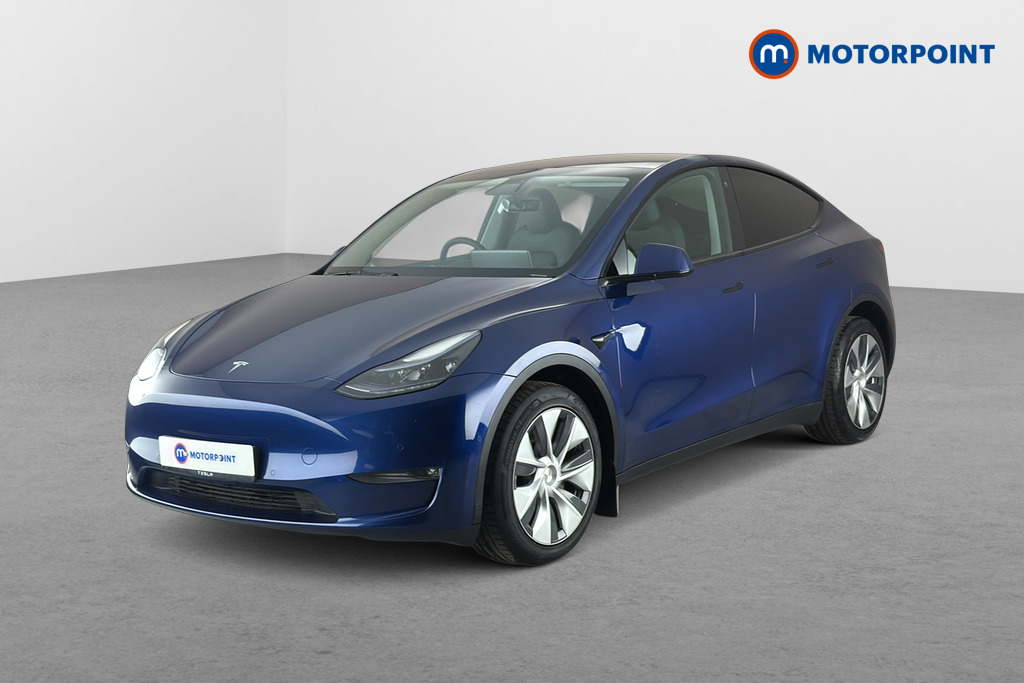 Tesla Model Y Long Range Automatic Electric SUV - Stock Number (1678499) - Passenger side front corner