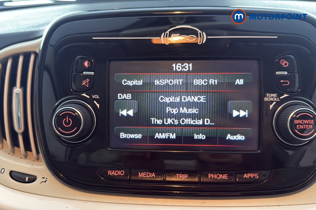 Fiat 500 Lounge Manual Petrol Hatchback - Stock Number (1674152) - 8th supplementary image
