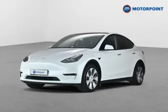 Tesla Model Y Long Range Automatic Electric SUV - Stock Number (1678013) - Passenger side front corner