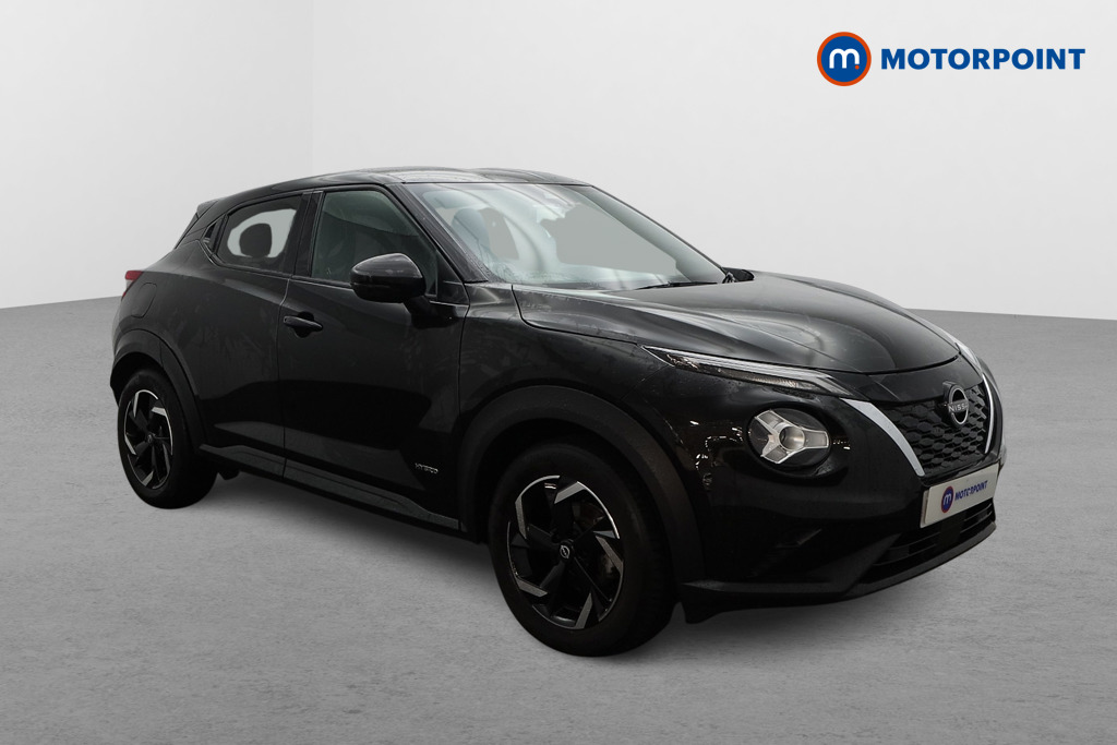 Nissan Juke N-Connecta Automatic Petrol-Electric Hybrid SUV - Stock Number (1666947) - Drivers side front corner