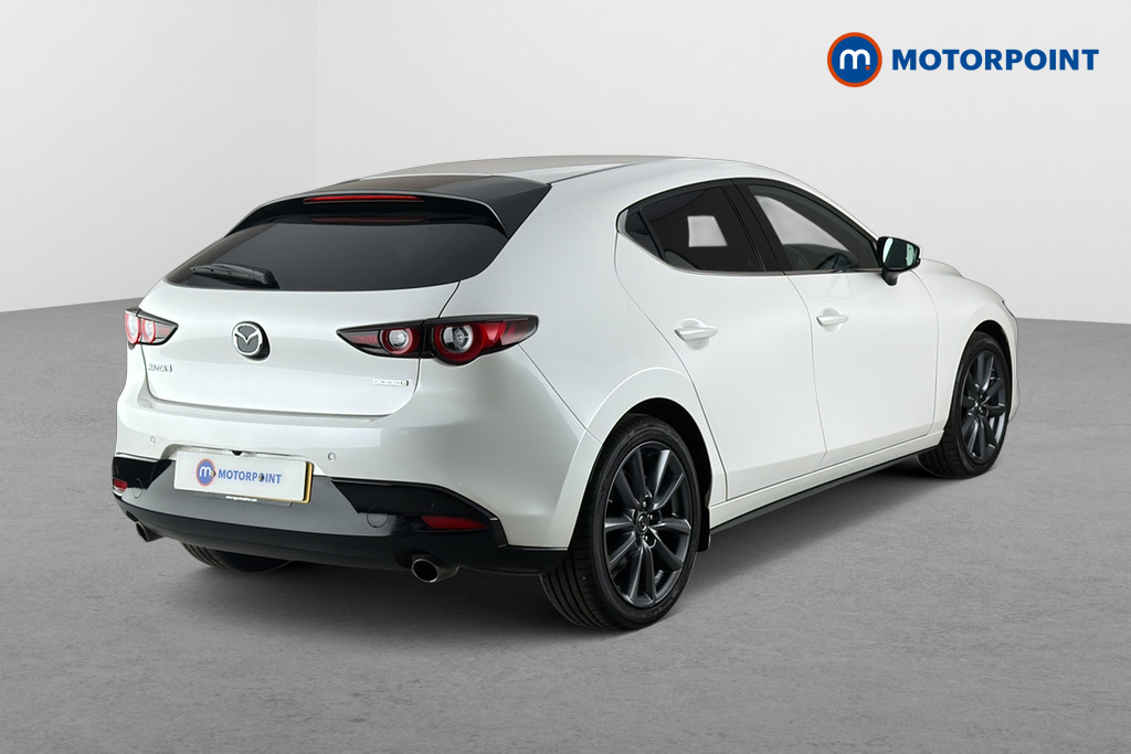 Mazda 3 Exclusive-Line Automatic Petrol Hatchback - Stock Number (1672971) - Passenger side rear corner
