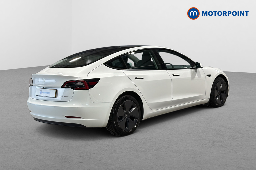 Tesla Model 3 Long Range Automatic Electric Saloon - Stock Number (1675022) - Passenger side rear corner