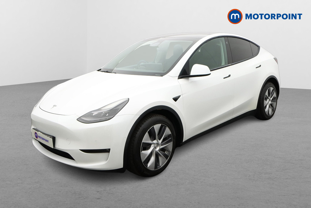 Tesla Model Y Long Range Automatic Electric SUV - Stock Number (1676593) - Passenger side front corner