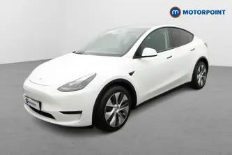 Tesla Model Y Long Range Automatic Electric SUV - Stock Number (1676593) - Passenger side front corner