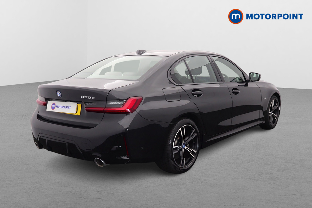BMW 3 Series M Sport Automatic Petrol Plug-In Hybrid Saloon - Stock Number (1676610) - Drivers side rear corner