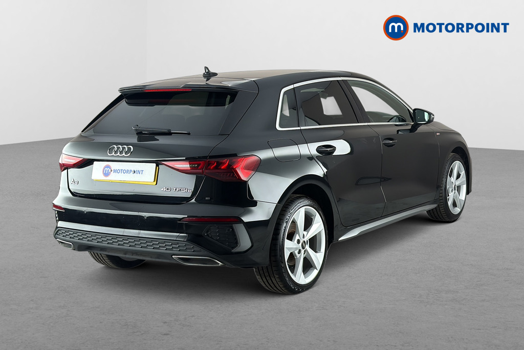 Audi A3 S Line Automatic Petrol Plug-In Hybrid Hatchback - Stock Number (1679868) - Passenger side rear corner