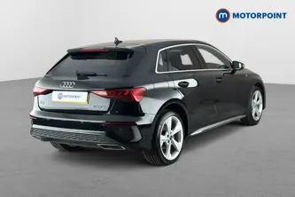 Audi A3 S Line Automatic Petrol Plug-In Hybrid Hatchback - Stock Number (1679868) - Passenger side rear corner