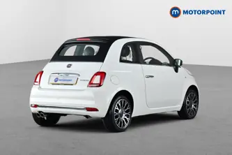 Fiat 500 1.0 Mild Hybrid 2Dr Manual Petrol Convertible - Stock Number (1680687) - Passenger side rear corner