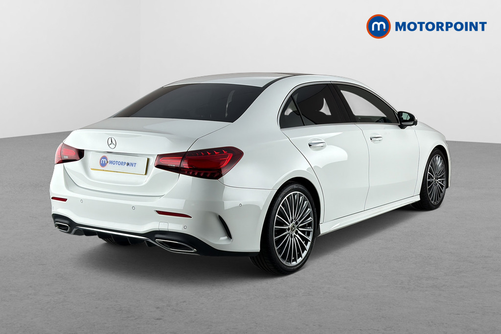 Mercedes-Benz A Class Amg Line Automatic Petrol Saloon - Stock Number (1680945) - Passenger side rear corner