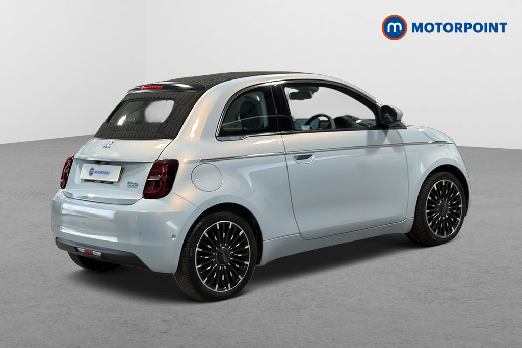 Fiat 500 La Prima Automatic Electric Convertible - Stock Number (1672415) - Passenger side rear corner