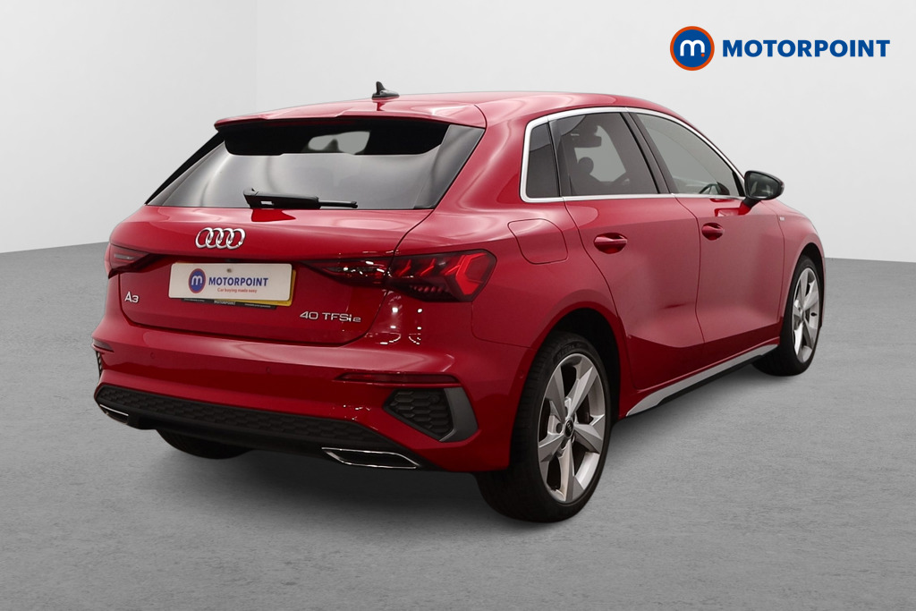 Audi A3 S Line Automatic Petrol Plug-In Hybrid Hatchback - Stock Number (1677277) - Drivers side rear corner