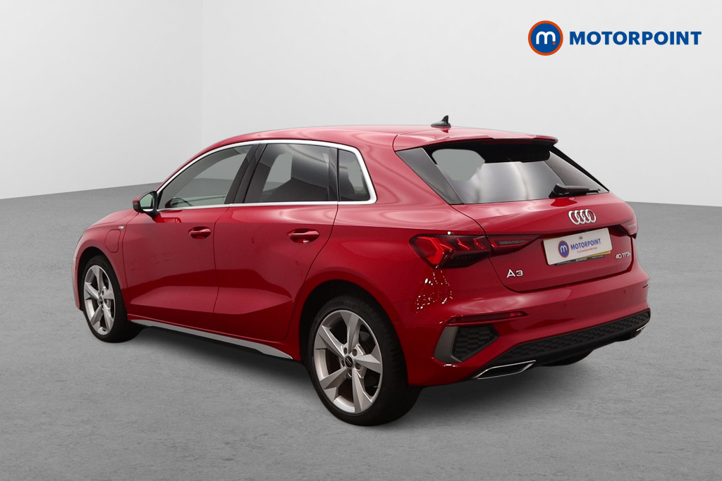 Audi A3 S Line Automatic Petrol Plug-In Hybrid Hatchback - Stock Number (1677277) - Passenger side rear corner