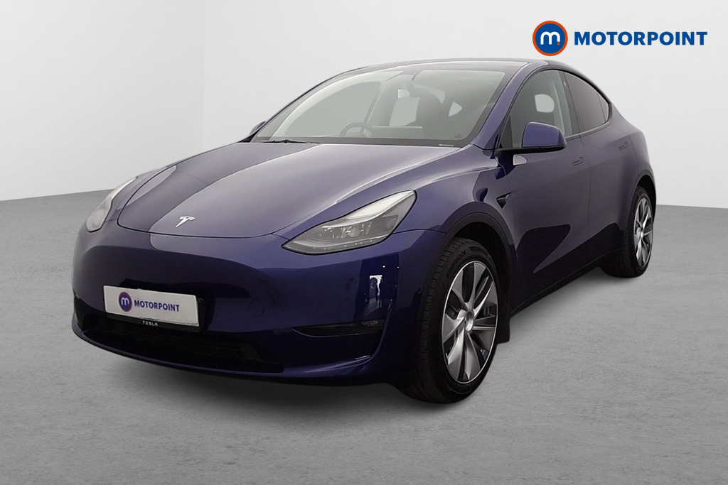 Tesla Model Y Long Range Automatic Electric SUV - Stock Number (1677388) - Passenger side front corner