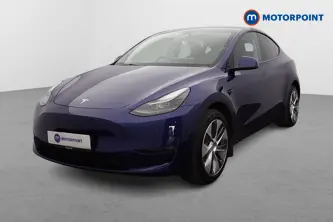 Tesla Model Y Long Range Automatic Electric SUV - Stock Number (1677388) - Passenger side front corner