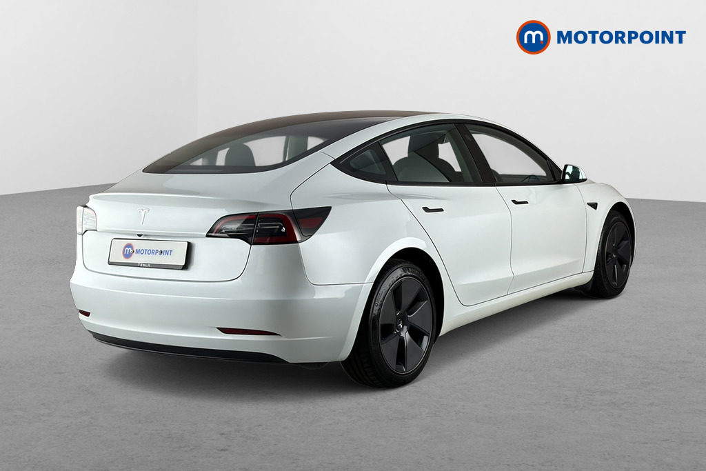 Tesla Model 3 Long Range Automatic Electric Saloon - Stock Number (1681122) - Passenger side rear corner