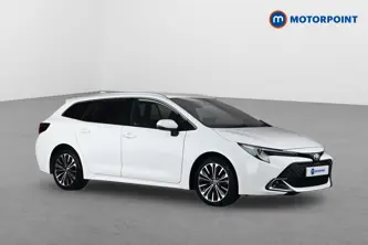Toyota Corolla Design Automatic Petrol-Electric Hybrid Estate - Stock Number (1679877) - Drivers side front corner