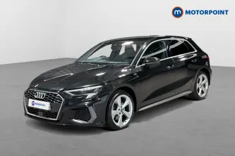 Audi A3 S Line Automatic Petrol Plug-In Hybrid Hatchback - Stock Number (1672441) - Passenger side front corner