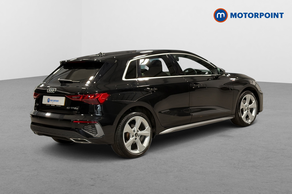 Audi A3 S Line Automatic Petrol Plug-In Hybrid Hatchback - Stock Number (1672441) - Passenger side rear corner