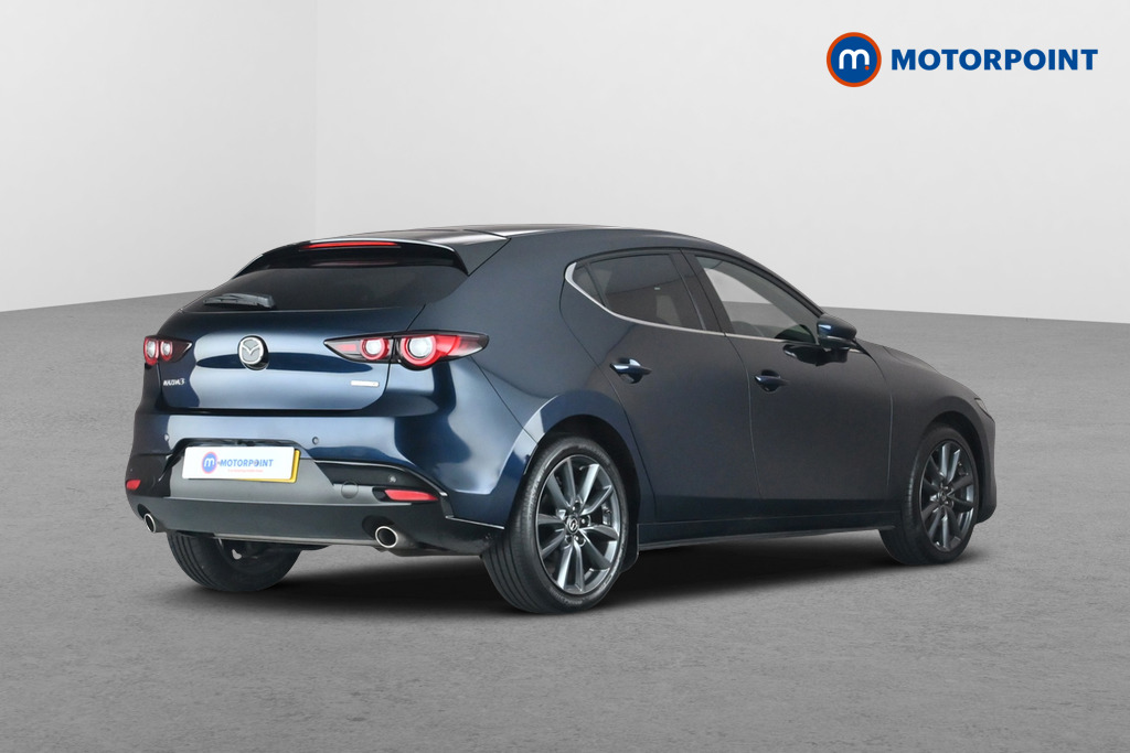 Mazda 3 Exclusive-Line Automatic Petrol Hatchback - Stock Number (1672951) - Passenger side rear corner