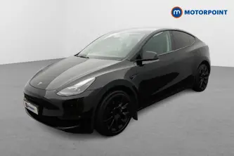 Tesla Model Y Long Range Automatic Electric SUV - Stock Number (1676589) - Passenger side front corner