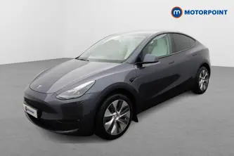 Tesla Model Y Long Range Automatic Electric SUV - Stock Number (1679899) - Passenger side front corner