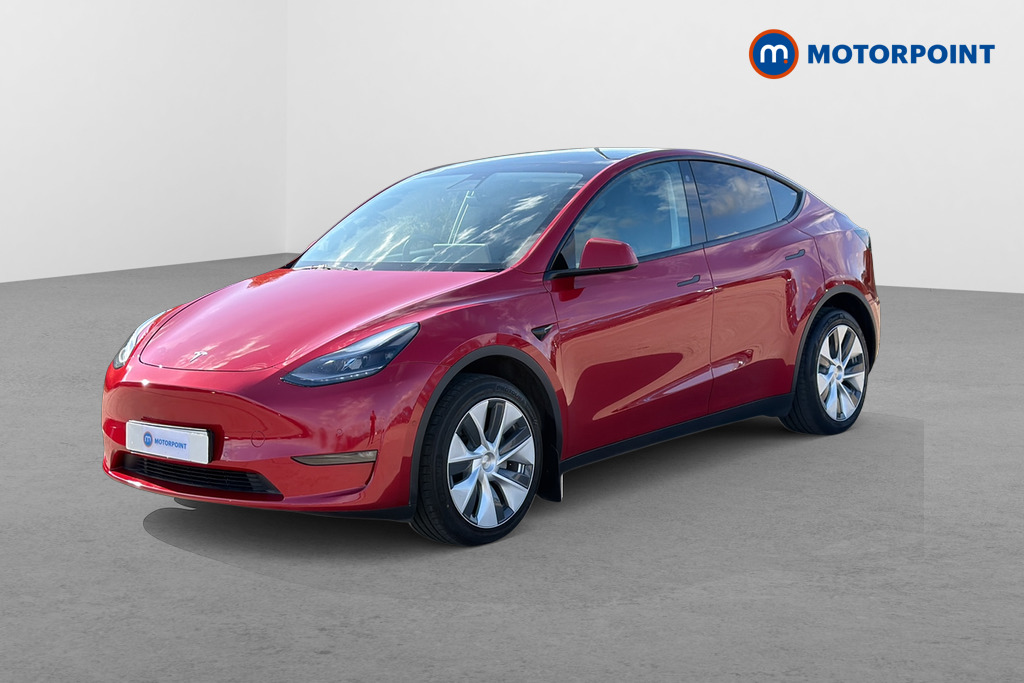 Tesla Model Y Long Range Automatic Electric SUV - Stock Number (1676315) - Passenger side front corner