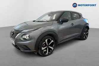 Nissan Juke Tekna Automatic Petrol-Electric Hybrid SUV - Stock Number (1675452) - Passenger side front corner