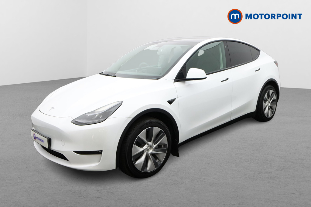 Tesla Model Y Long Range Automatic Electric SUV - Stock Number (1676520) - Passenger side front corner