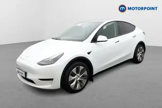 Tesla Model Y Long Range Automatic Electric SUV - Stock Number (1676520) - Passenger side front corner