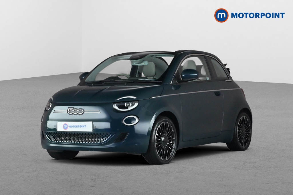 Fiat 500 La Prima Automatic Electric Convertible - Stock Number (1678615) - Passenger side front corner