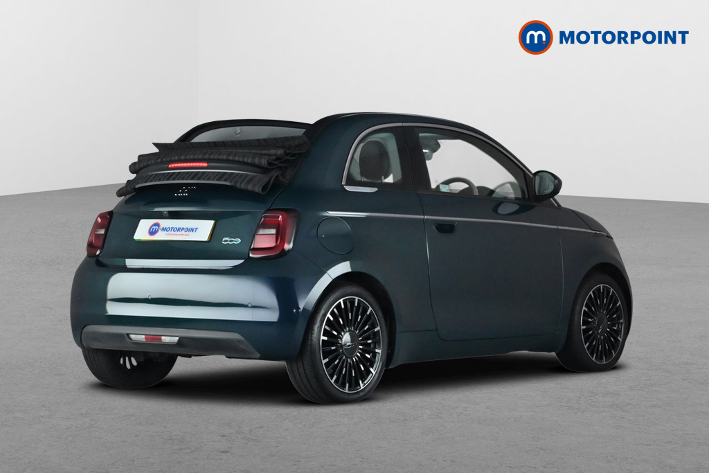 Fiat 500 La Prima Automatic Electric Convertible - Stock Number (1678615) - Passenger side rear corner