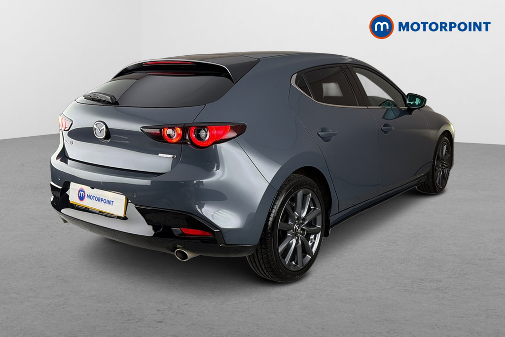 Mazda 3 Exclusive-Line Automatic Petrol Hatchback - Stock Number (1672830) - Passenger side rear corner