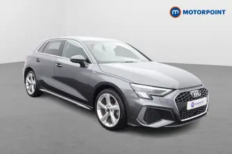 Audi A3 S Line Automatic Petrol Plug-In Hybrid Hatchback - Stock Number (1673936) - Drivers side front corner
