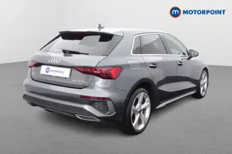 Audi A3 S Line Automatic Petrol Plug-In Hybrid Hatchback - Stock Number (1673936) - Drivers side rear corner