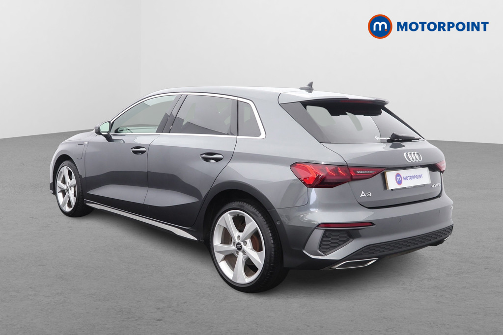 Audi A3 S Line Automatic Petrol Plug-In Hybrid Hatchback - Stock Number (1673936) - Passenger side rear corner
