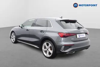 Audi A3 S Line Automatic Petrol Plug-In Hybrid Hatchback - Stock Number (1673936) - Passenger side rear corner