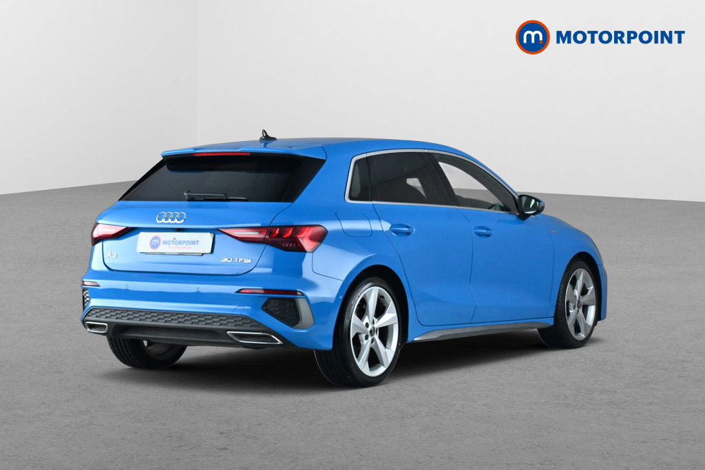 Audi A3 S Line Automatic Petrol Hatchback - Stock Number (1678055) - Passenger side rear corner