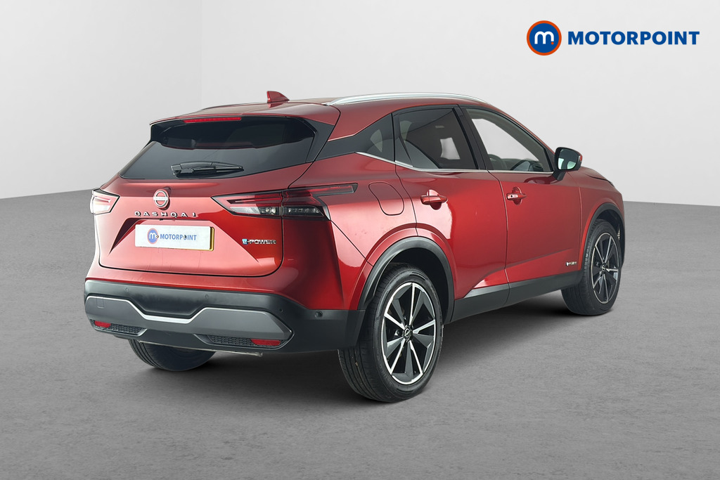 Nissan Qashqai Tekna Automatic Petrol-Electric Hybrid SUV - Stock Number (1678429) - Passenger side rear corner