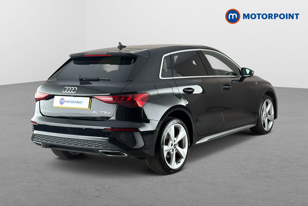 Audi A3 S Line Automatic Petrol Plug-In Hybrid Hatchback - Stock Number (1683122) - Passenger side rear corner